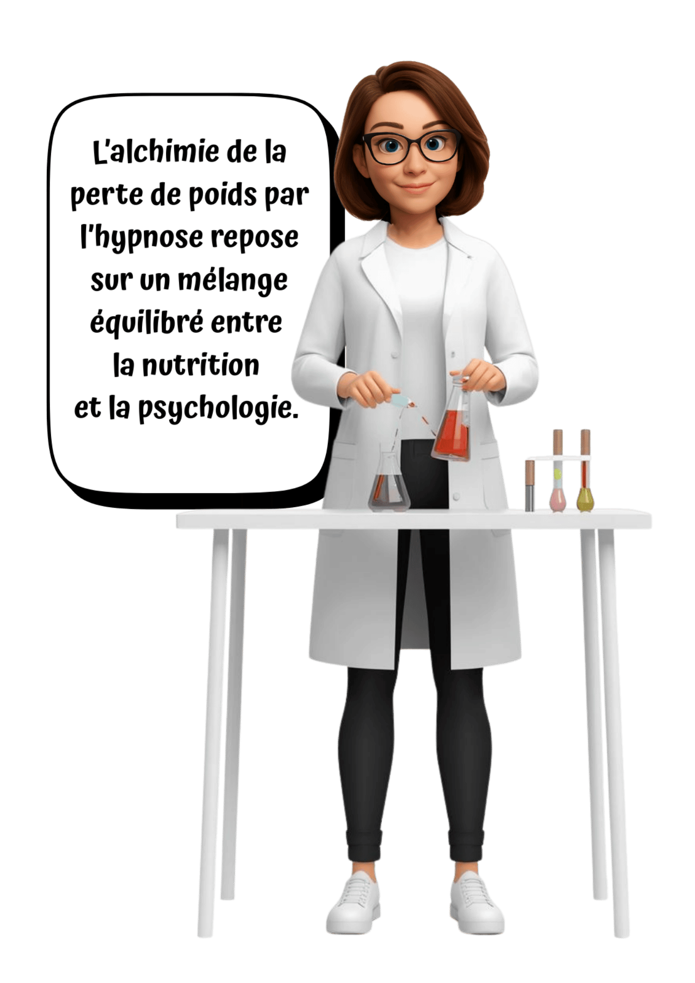 Illustration de Céline Florent alchimiste de la perte de poids