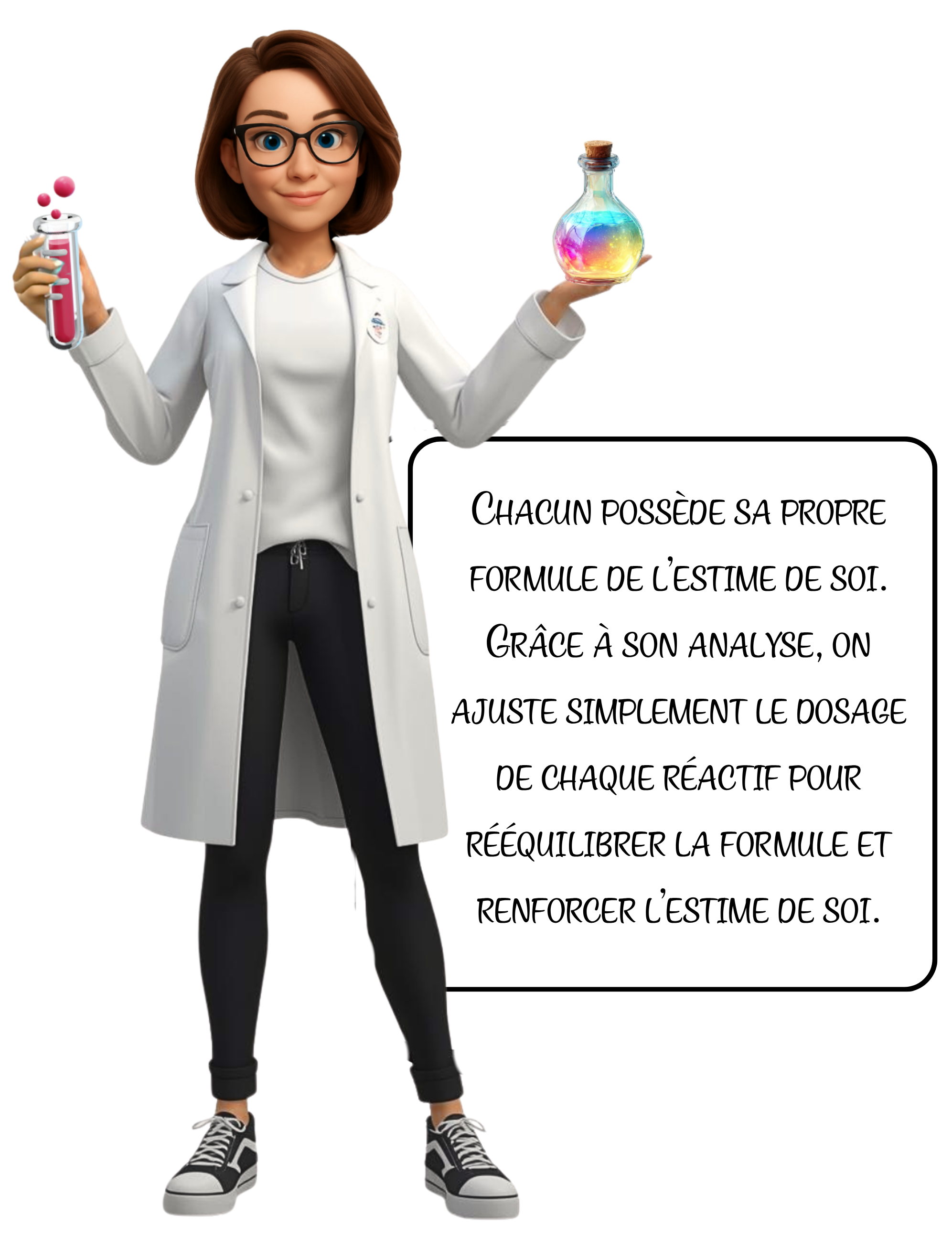 Illustration de Céline Florent alchimiste de l'estime de soi