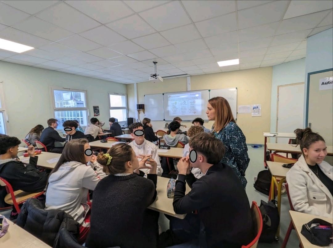 Atelier pitch élèves lycée de la Mer Gujan-Mestras